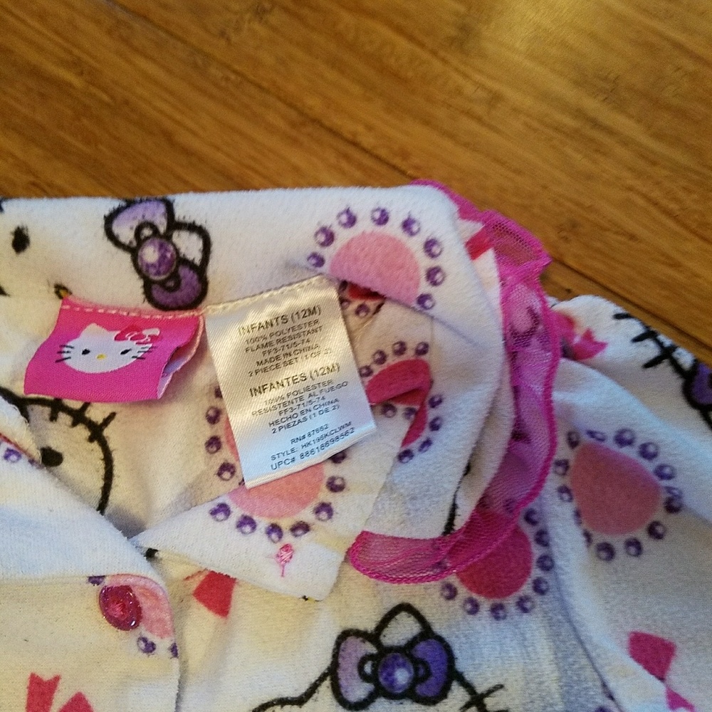 2 sets of two piece, button down cartoon pajamas - Picture 4 of 4